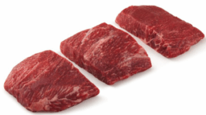 Beef Steaks, 8oz Flat Iron, Grade-Aa, Fresh