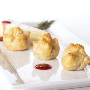 Hors D'Oeuvres, Brie With Raspberry En Croute