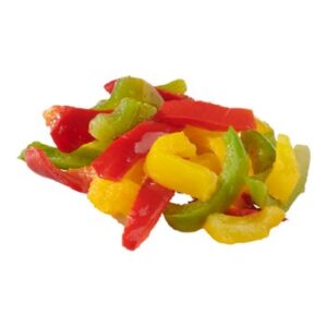 Pepper Strips, Red Green Yellow
