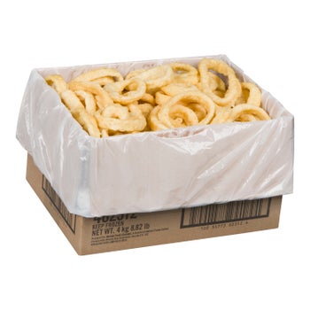 "Onion Rings, Battered Beefeater, Appetizer Trans Fat Compliant"